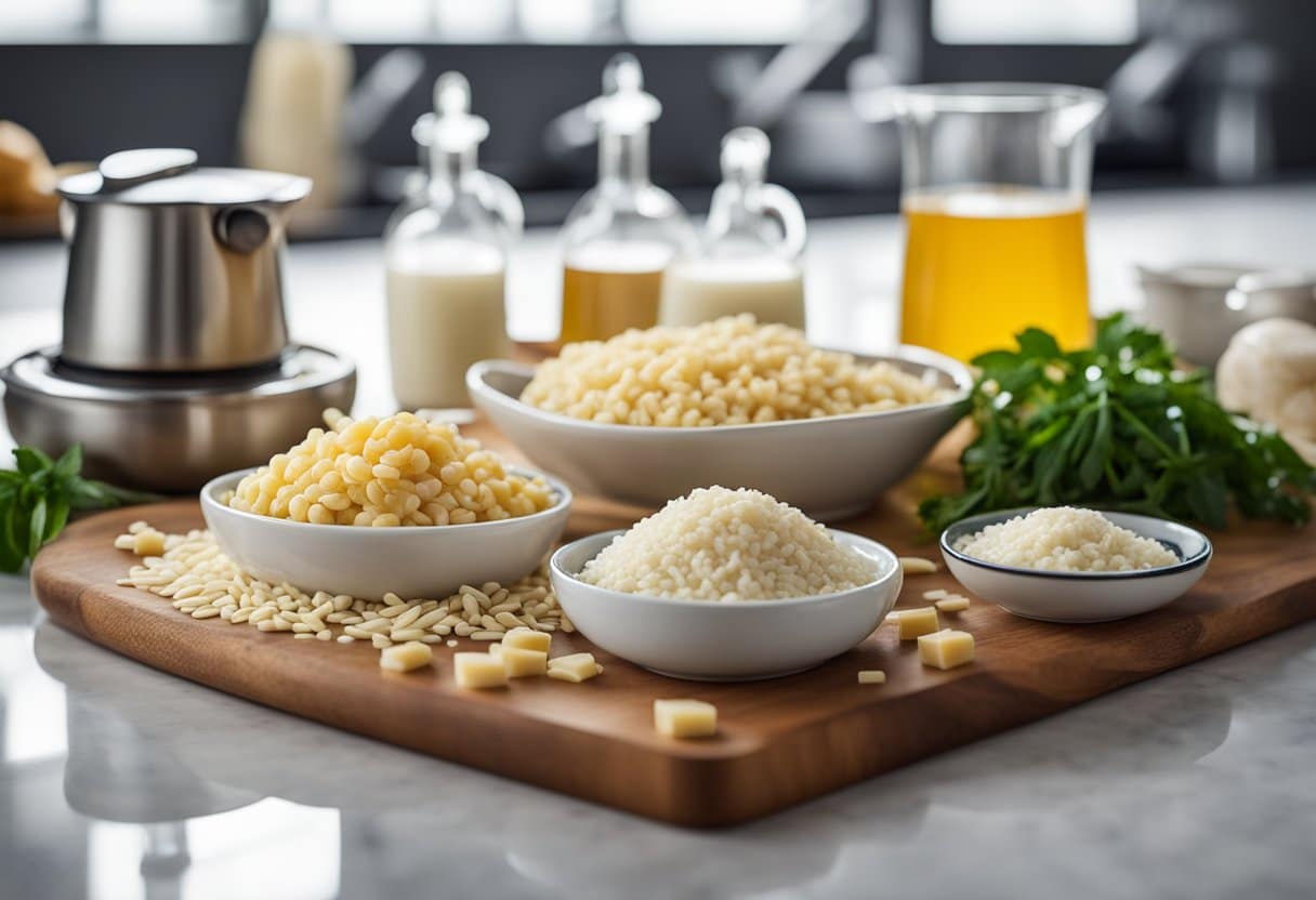Ingredientes Risoto de queijo sem lactose