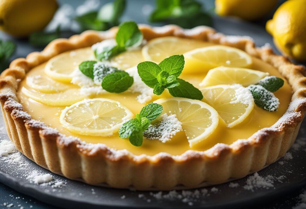 Torta de limão sem lactose
