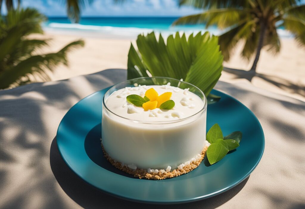 Manjar de coco sem lactose