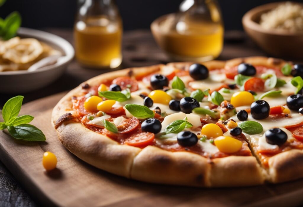 mini pizza sem lactose