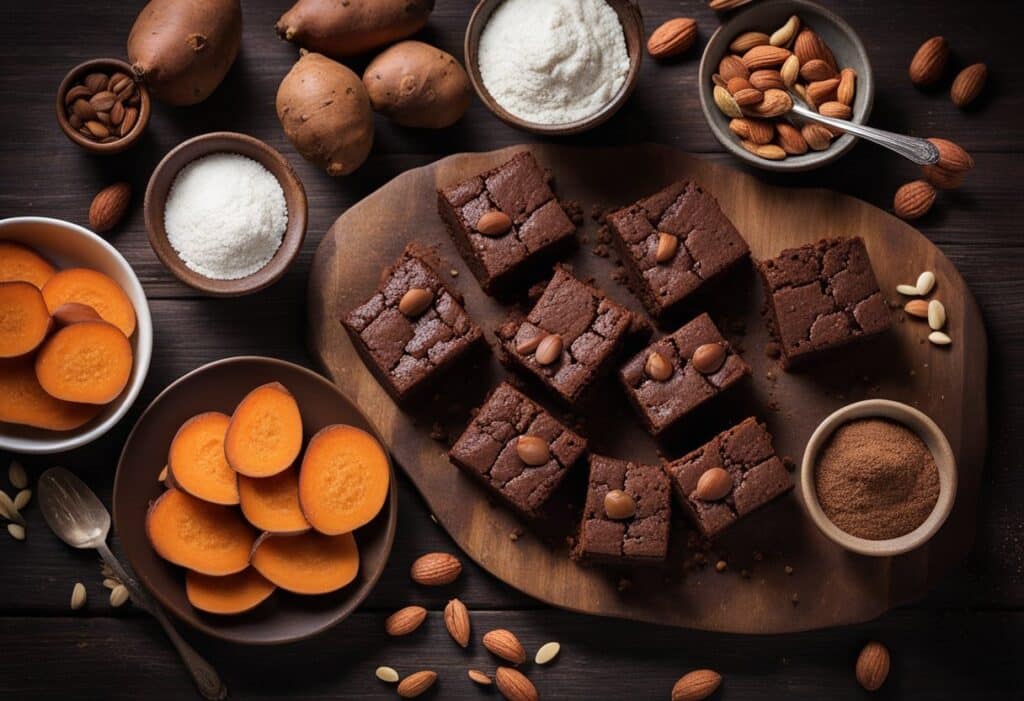 brownie de batata doce sem lactose