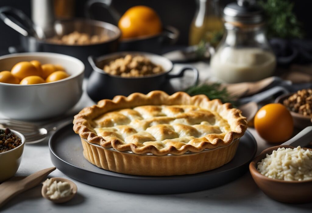 torta de frango sem lactose